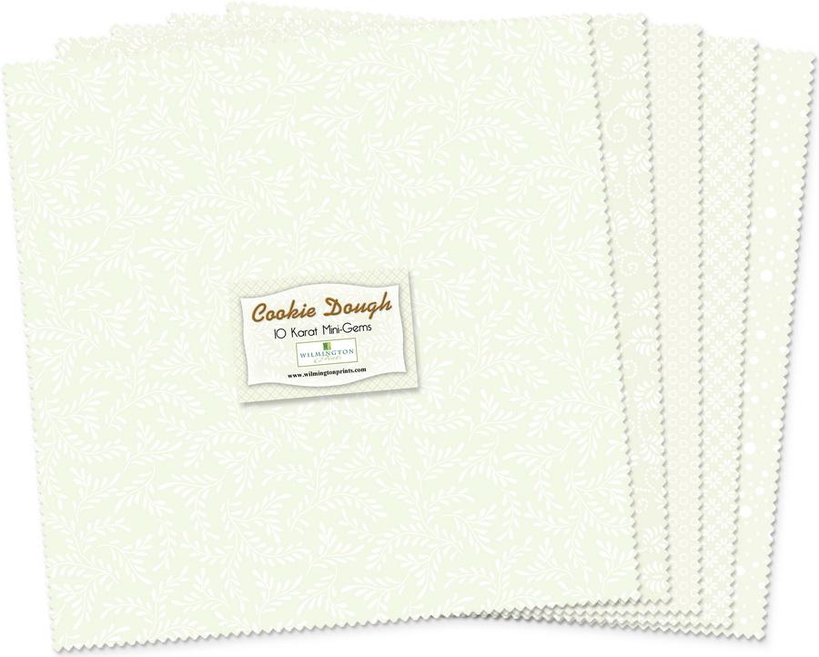Embroidery Fabric Squares Cotton, 10 Squares of 10 x 10-inch Cream